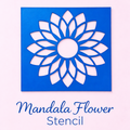 Mandala Flower Stencil