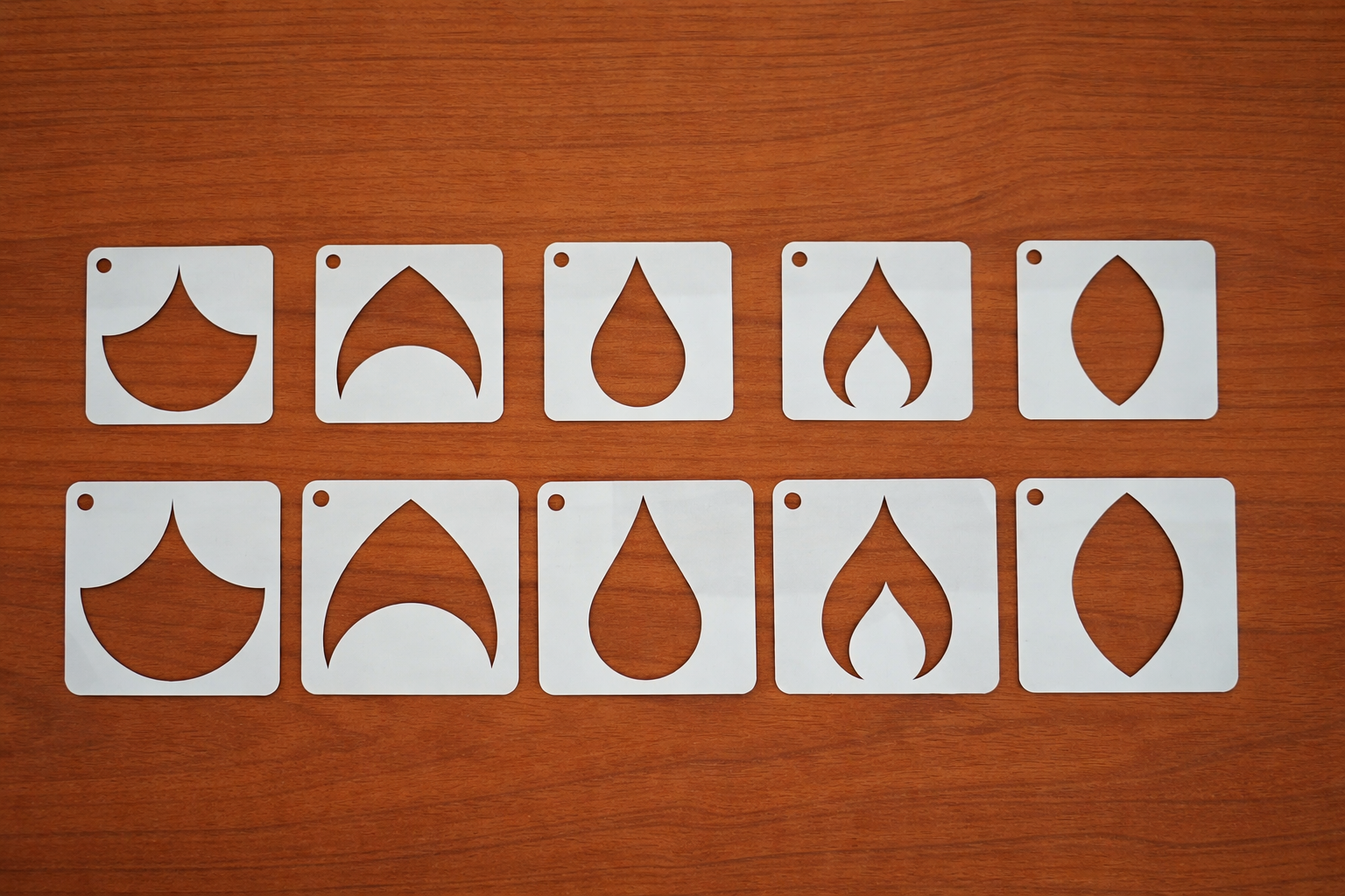 Basic Shape Stencil Set — perfect for Mandala Art, Dotting Art, Clay Art & Craft Design