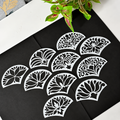 Arc Floral Stencil Set – 2 Decorative Designs | 6 × 9 cm