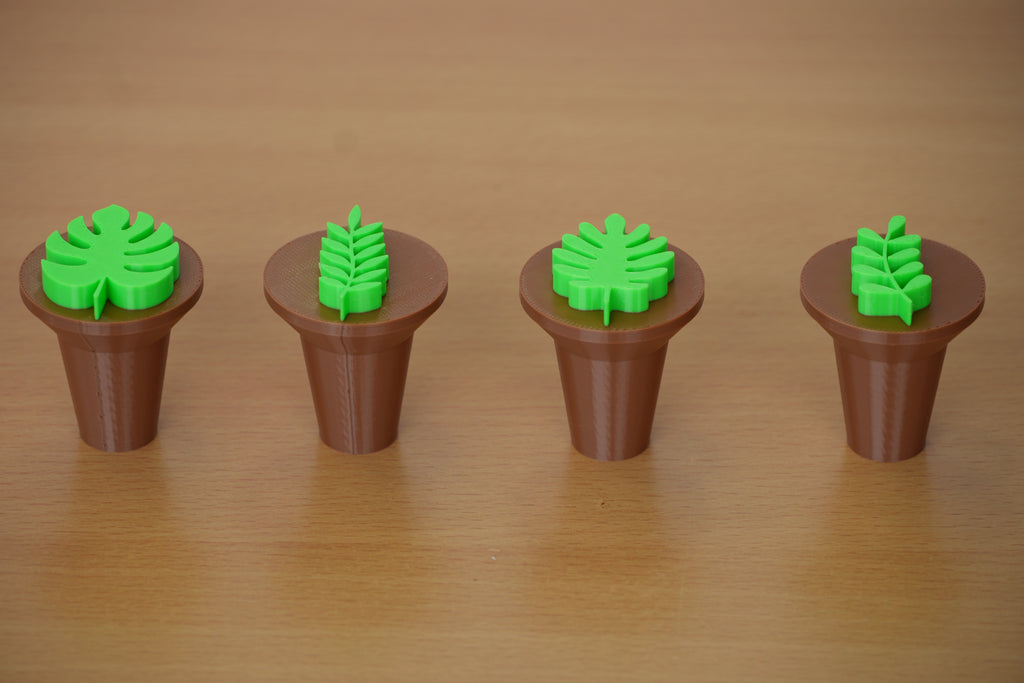 Leaf Pattern Dotting Tools Set – 4 Unique Designs for Mandala