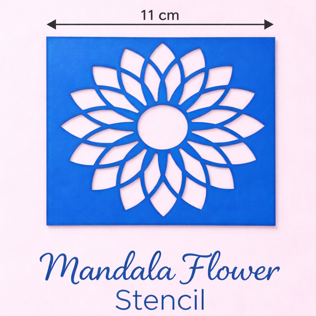 Mandala Flower Stencil