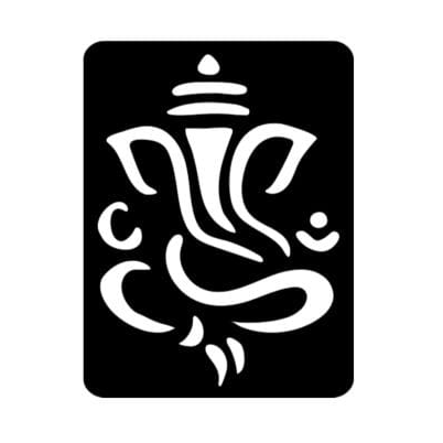 Ganesha Design Stencil
