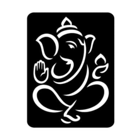 Ganesha Design Stencil