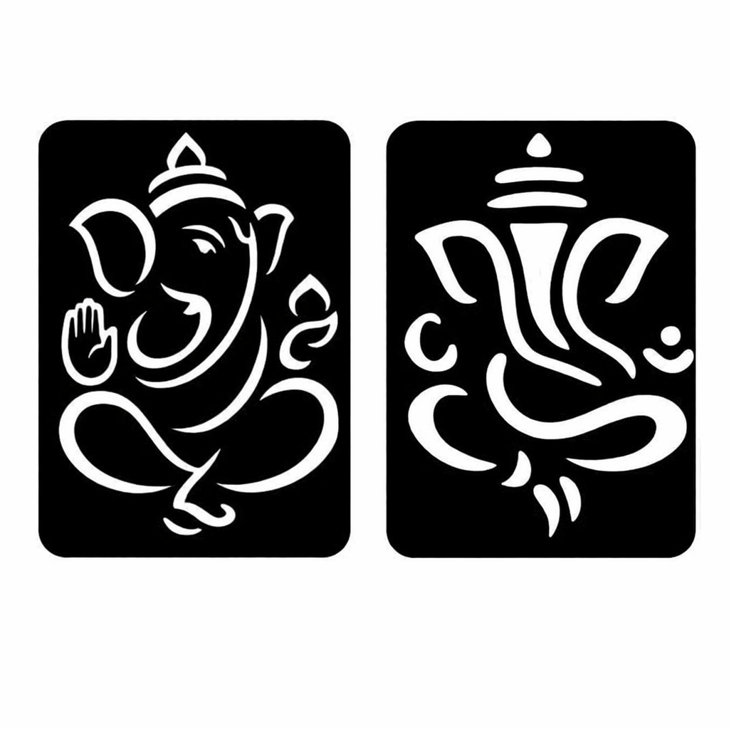 Ganesha Design Stencil
